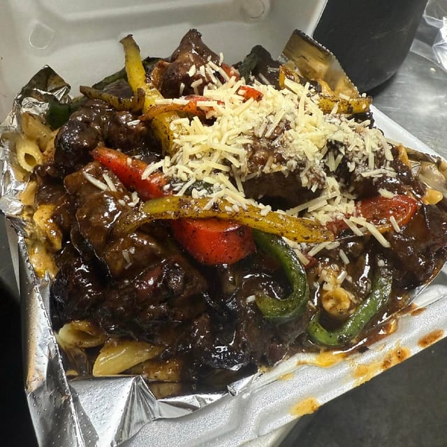 Oxtail Rasta Pasta.
