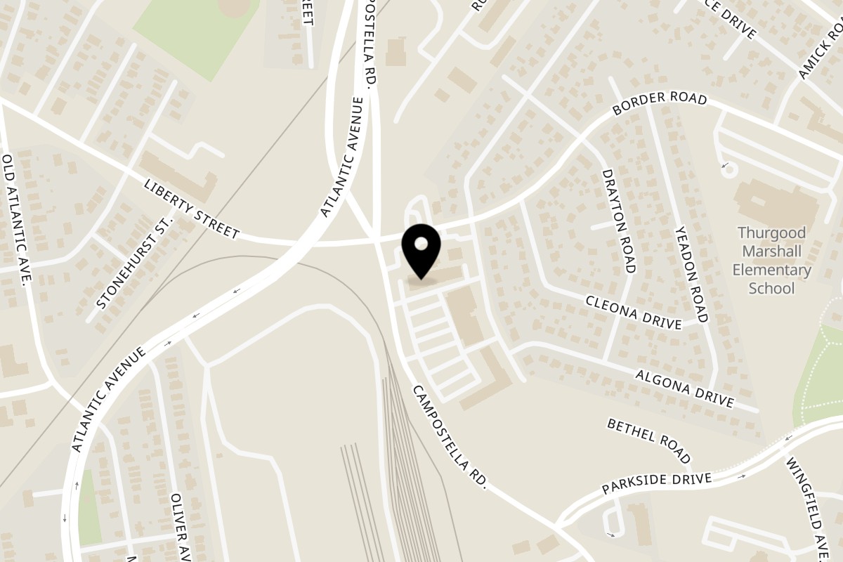 Map showing the location of 7five7taste restaurant n lounge on 2747 Campostella Rd in Chesapeake